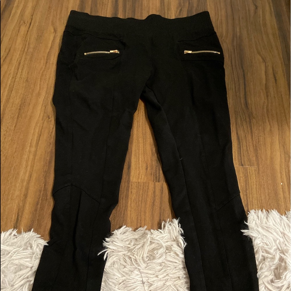 Skinny black dress pants